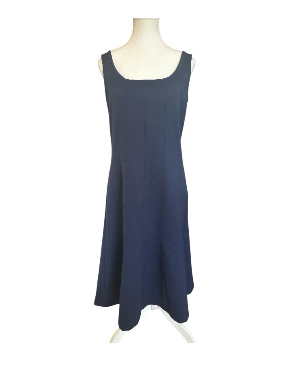 White House Black Market Navy Midi Dress